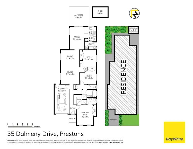 Floorplan of Homely house listing, 35 Dalmeny Drive, Prestons NSW 2170