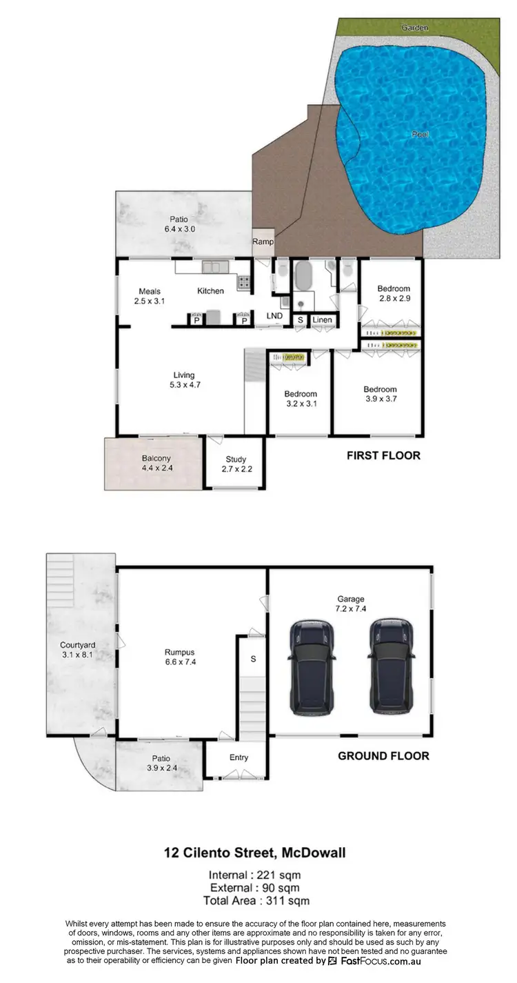 Floorplan of Homely house listing, 12 Cilento Street, Mcdowall QLD 4053