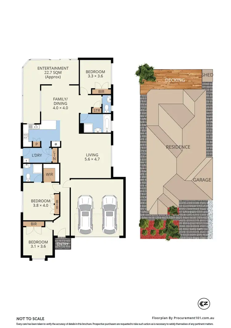 Floorplan of Homely house listing, 33 Treerise Boulevard, Ferntree Gully VIC 3156
