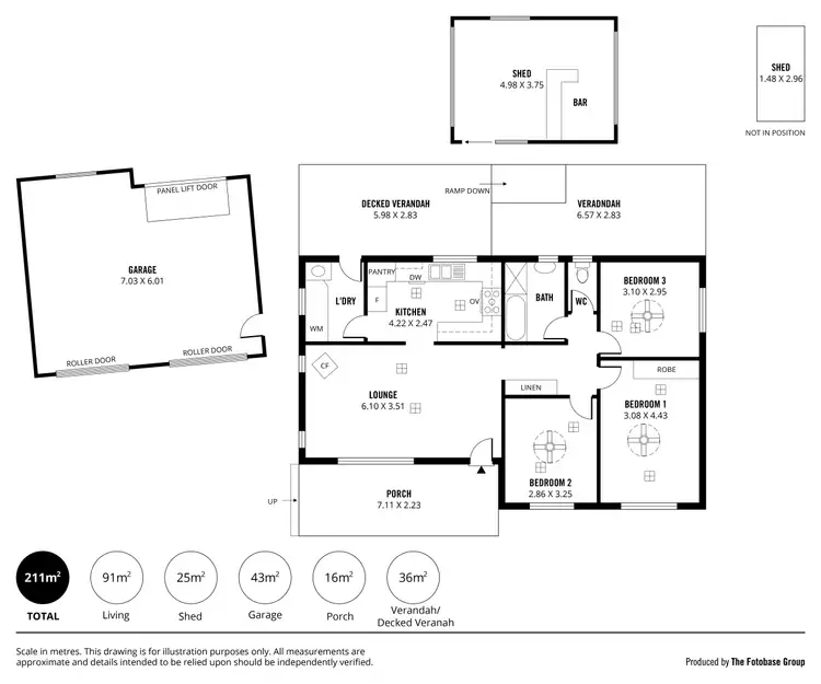 Floorplan of Homely house listing, 33 Newkree Road, Evanston Park SA 5116