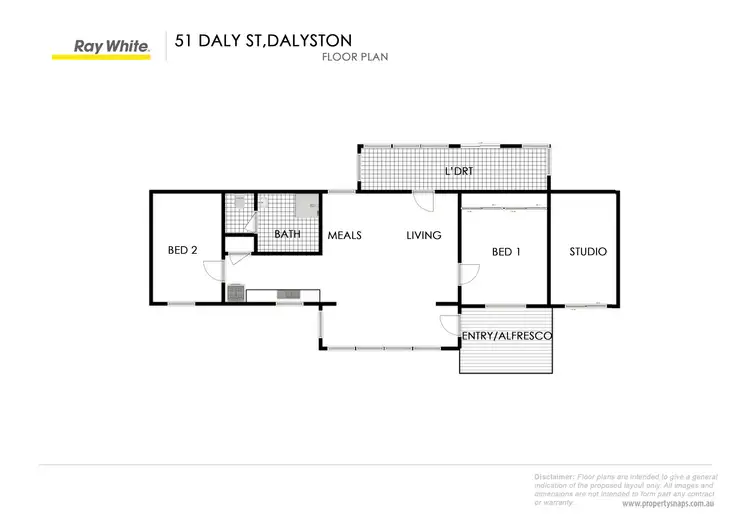Floorplan of Homely house listing, 51 Daly Street, Dalyston VIC 3992