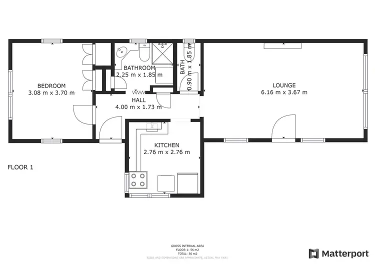 Floorplan of Homely house listing, 28 Cunningham Lane, Sea Lake VIC 3533