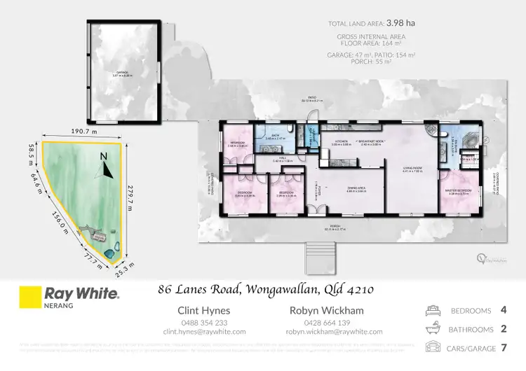 Floorplan of Homely rural property listing, 86 Lanes Road, Wongawallan QLD 4210