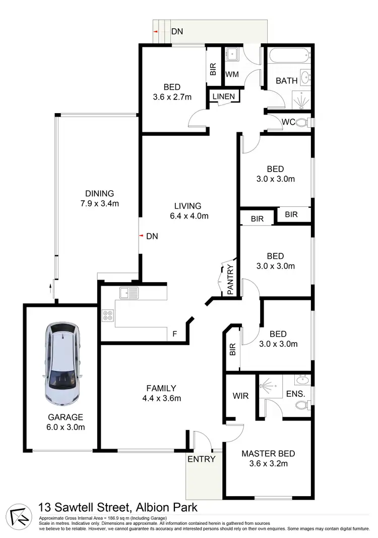 Floorplan of Homely house listing, 13 Sawtell Street, Albion Park NSW 2527