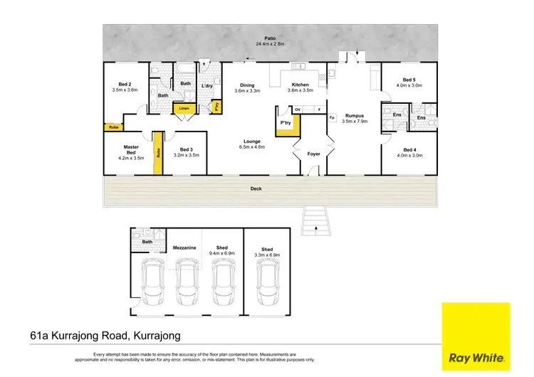 Floorplan of Homely house listing, 61a Kurrajong Road, Kurrajong NSW 2758