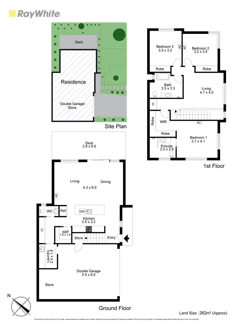 Floorplan of Homely townhouse listing, 214 Frankston-Dandenong Road, Seaford VIC 3198
