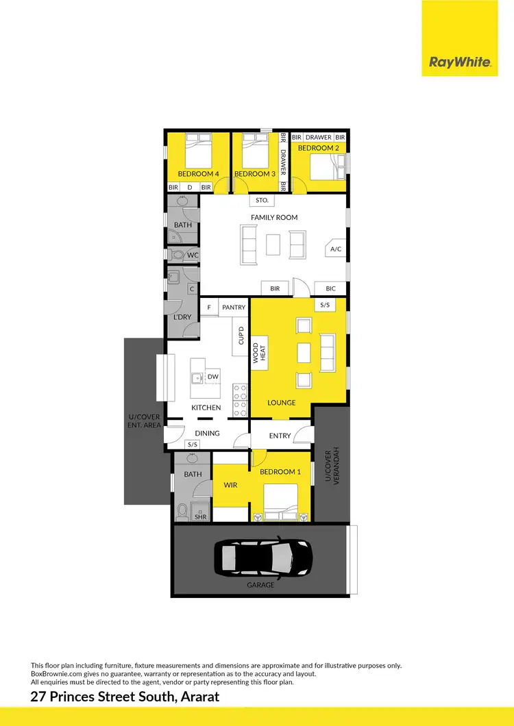 Floorplan of Homely house listing, 27 Princes Street South, Ararat VIC 3377