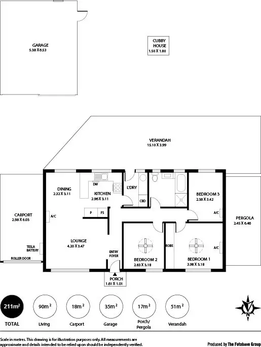 Floorplan of Homely house listing, 48 Capella Drive, Hallett Cove SA 5158