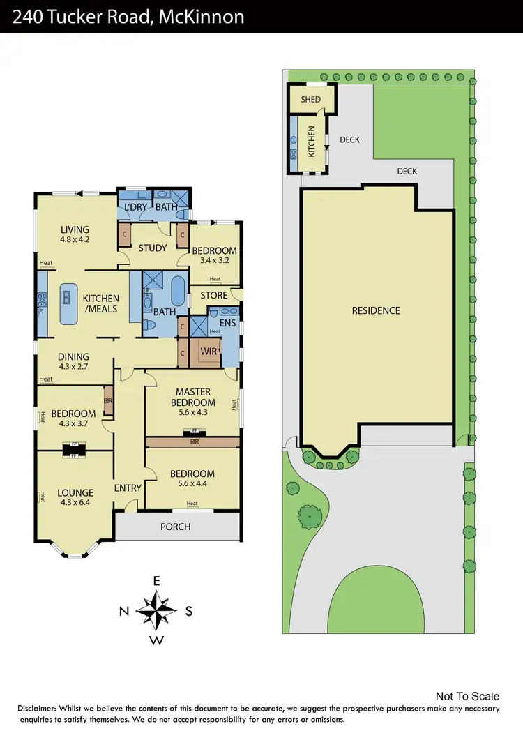 Floorplan of Homely house listing, 240 Tucker Road, Mckinnon VIC 3204
