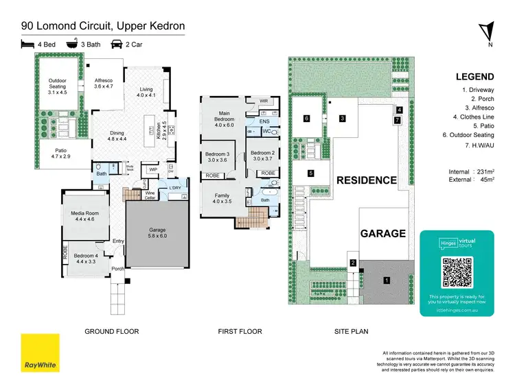 Floorplan of Homely house listing, 90 Lomond Circuit, Upper Kedron QLD 4055