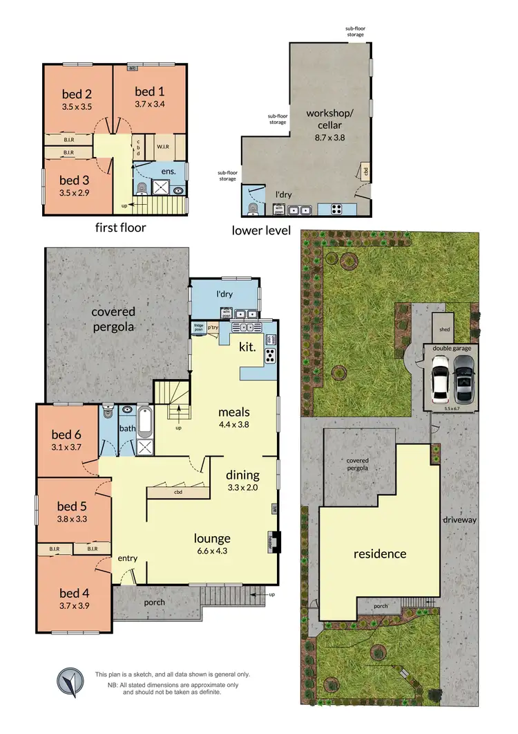 Floorplan of Homely house listing, 134 Lincoln Road, Croydon VIC 3136