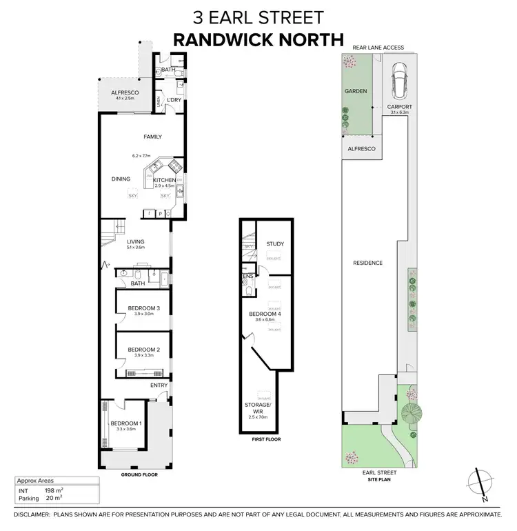 Floorplan of Homely house listing, 3 Earl Street, Randwick NSW 2031