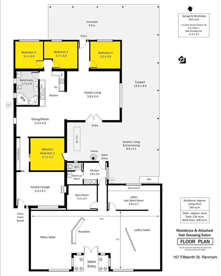 Floorplan of Homely other listing, 167 Fifteenth Street, Renmark SA 5341