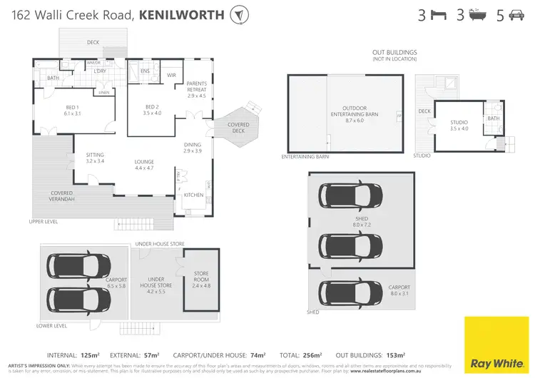 Floorplan of Homely house listing, 162 Walli Creek Road, Kenilworth QLD 4574