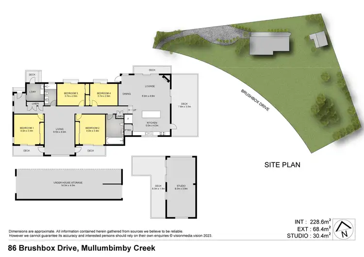 Floorplan of Homely house listing, 86 Brushbox Drive, Mullumbimby Creek NSW 2482