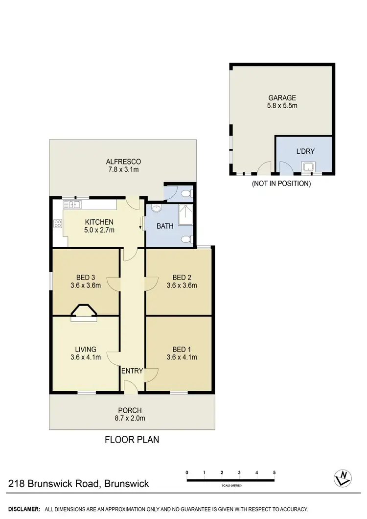 Floorplan of Homely house listing, 218 Brunswick Road, Brunswick VIC 3056