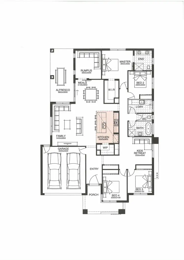 Floorplan of Homely house listing, 2 King Parrot Boulevard, Drouin VIC 3818