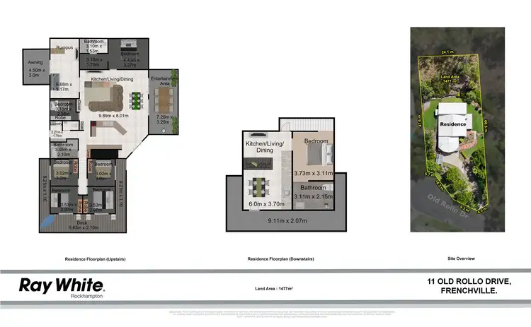 Floorplan of Homely house listing, 11 Old Rollo Drive, Frenchville QLD 4701