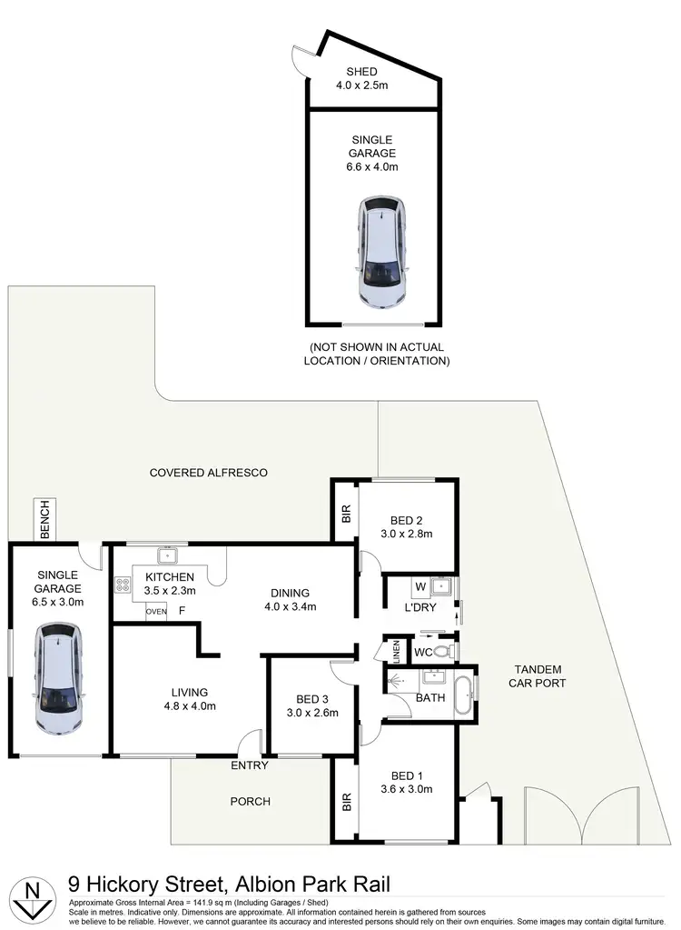 Floorplan of Homely house listing, 9 Hickory Street, Albion Park Rail NSW 2527