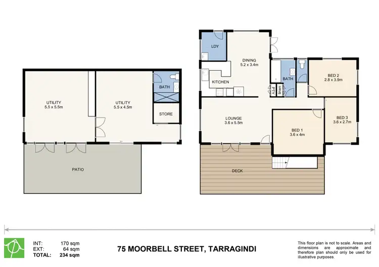 Floorplan of Homely house listing, 75 Moorbell Street, Tarragindi QLD 4121