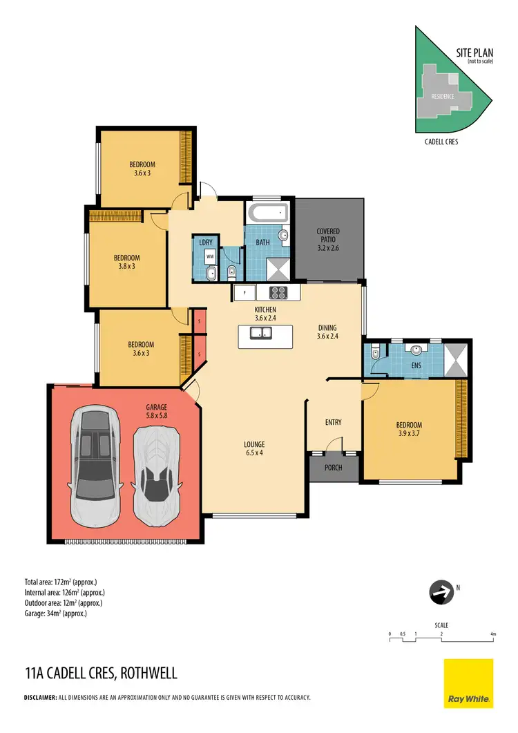 Floorplan of Homely house listing, 11a Cadell Crescent, Rothwell QLD 4022