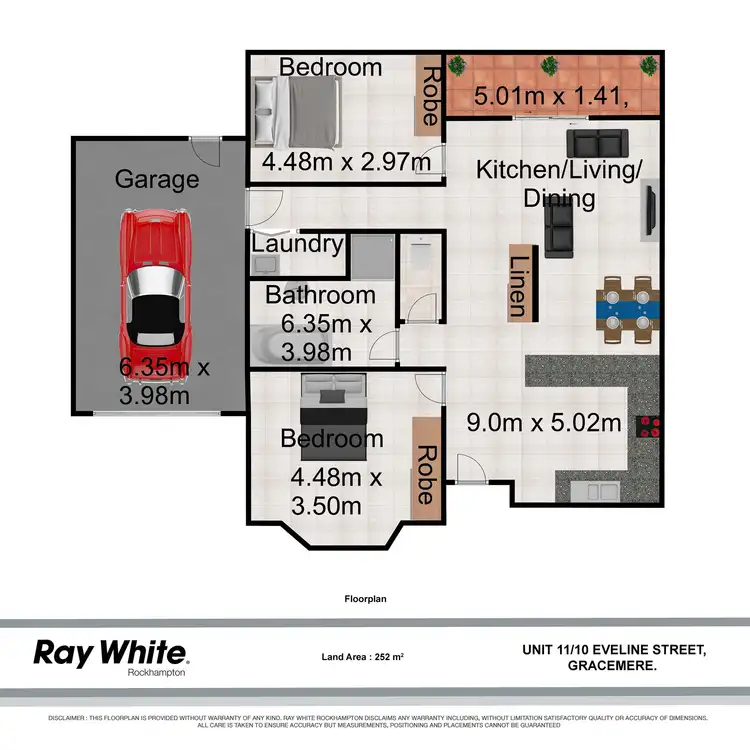 Floorplan of Homely unit listing, 11/10 Eveline Street, Gracemere QLD 4702