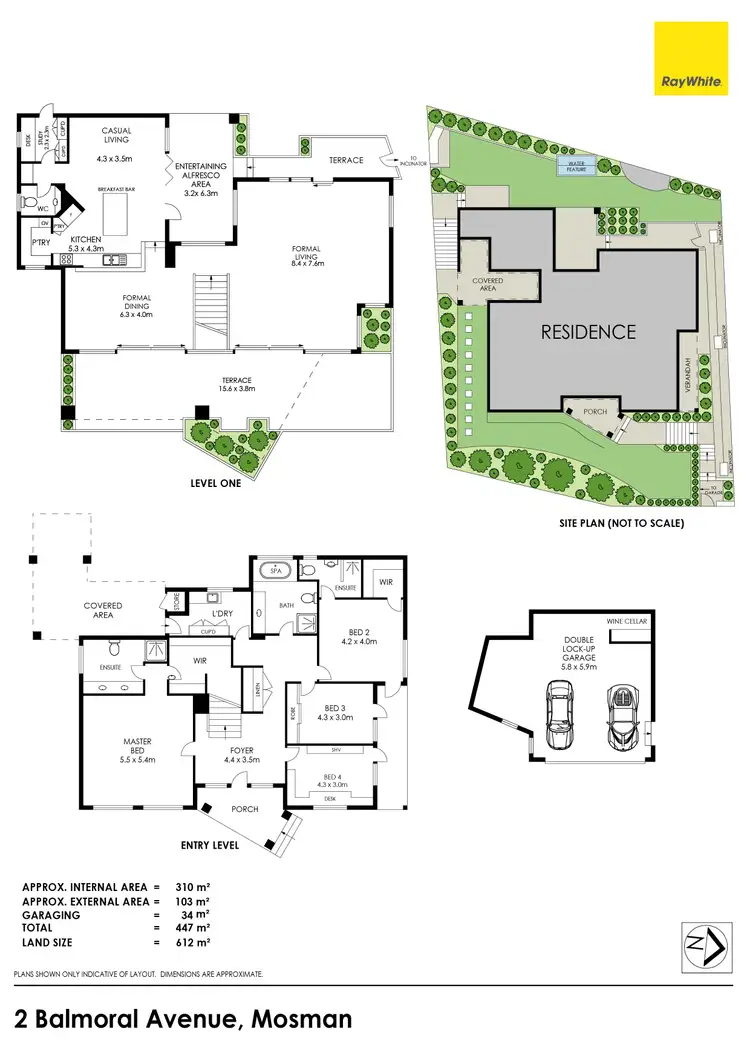 Floorplan of Homely house listing, 2 Balmoral Avenue, Mosman NSW 2088
