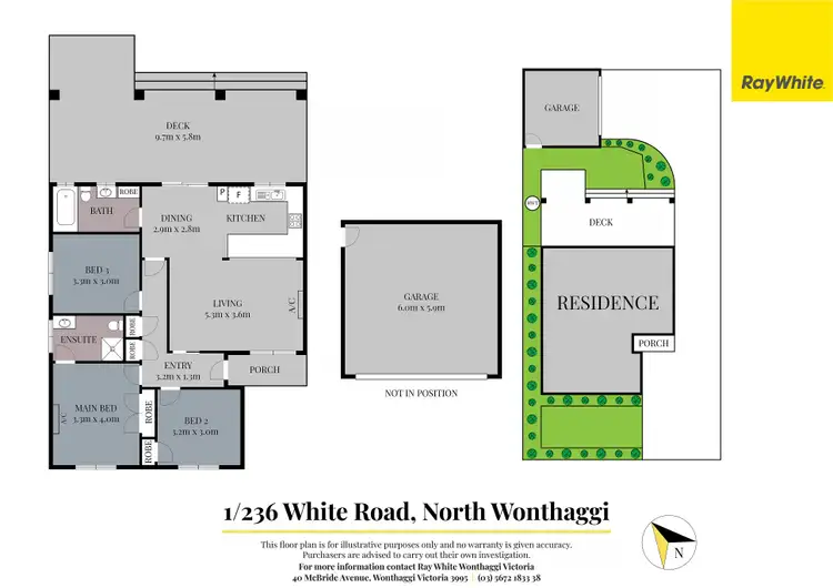 Floorplan of Homely house listing, 1/236 White Road, Wonthaggi VIC 3995