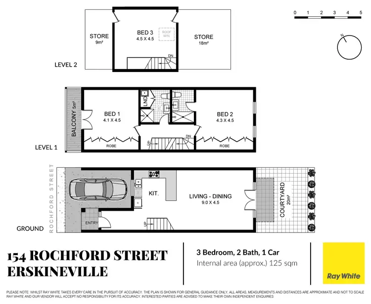 Floorplan of Homely house listing, 154 Rochford Street, Erskineville NSW 2043