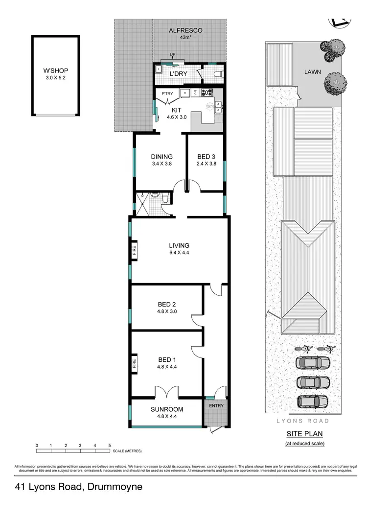 Floorplan of Homely house listing, 41 Lyons Road, Drummoyne NSW 2047