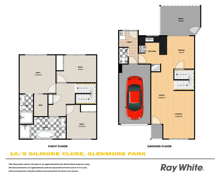 Floorplan of Homely house listing, 10/5 Gilmore Close, Glenmore Park NSW 2745