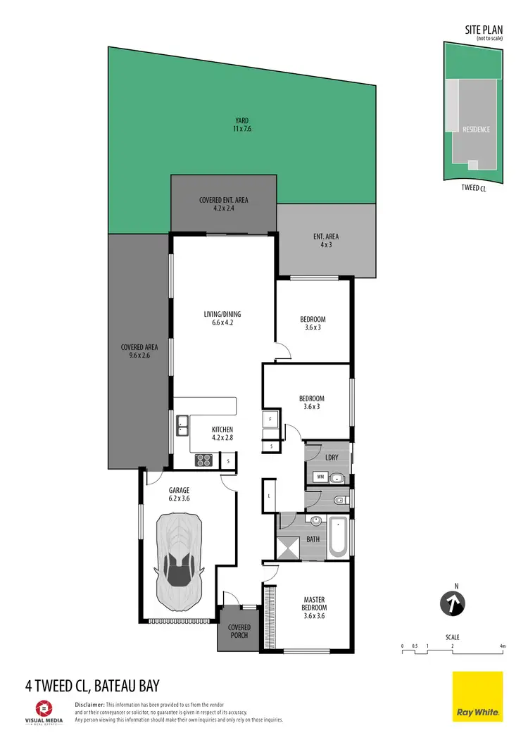 Floorplan of Homely house listing, 4 Tweed Close, Bateau Bay NSW 2261