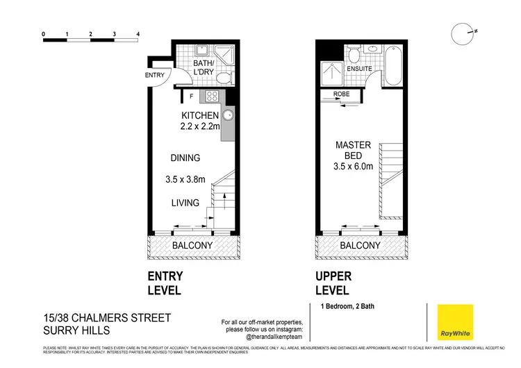 Floorplan of Homely apartment listing, 15/38 Chalmers Street, Surry Hills NSW 2010