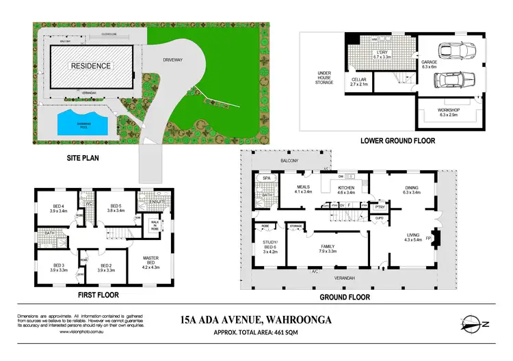 Floorplan of Homely house listing, 15a Ada Avenue, Wahroonga NSW 2076