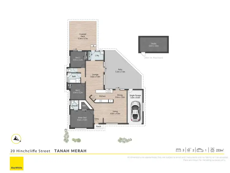 Floorplan of Homely house listing, 20 Hinchcliffe Street, Tanah Merah QLD 4128
