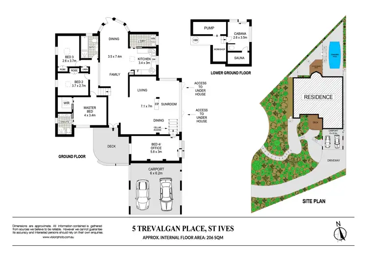 Floorplan of Homely house listing, 5 Trevalgan Place, St Ives NSW 2075