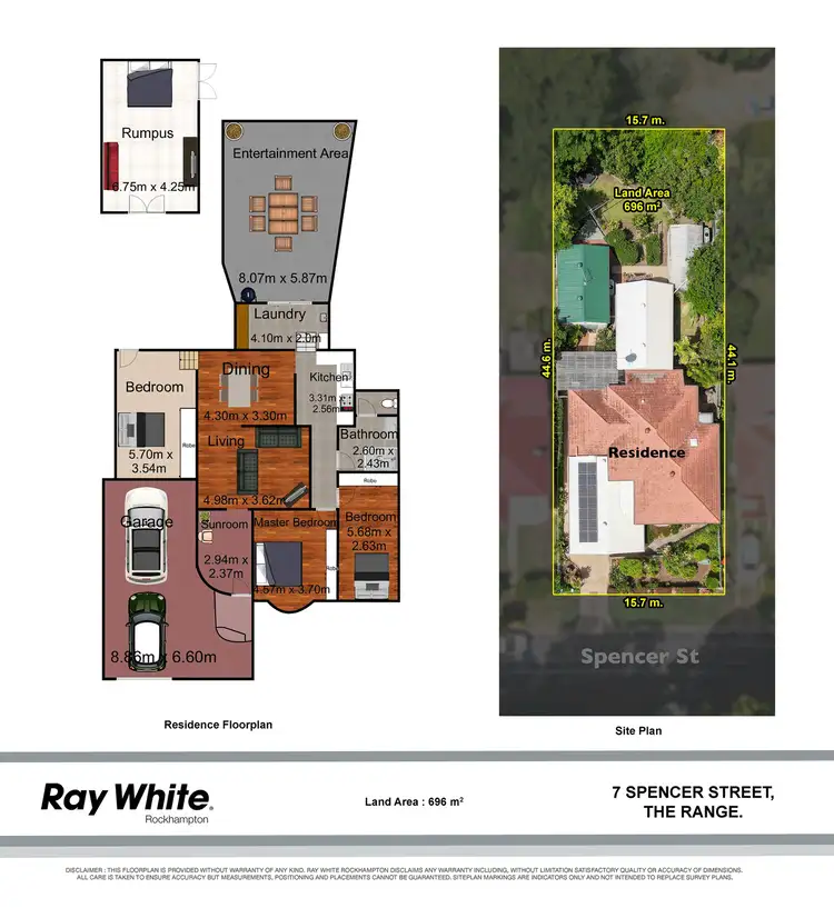 Floorplan of Homely house listing, 7 Spencer Street, The Range QLD 4700