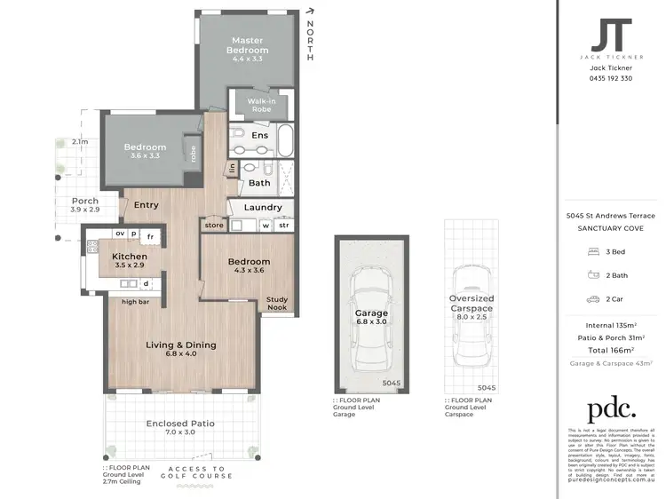 Floorplan of Homely apartment listing, 5045 St Andrews Terrace, Sanctuary Cove QLD 4212