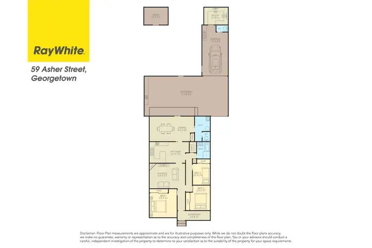 Floorplan of Homely house listing, 59 Asher Street, Georgetown NSW 2298