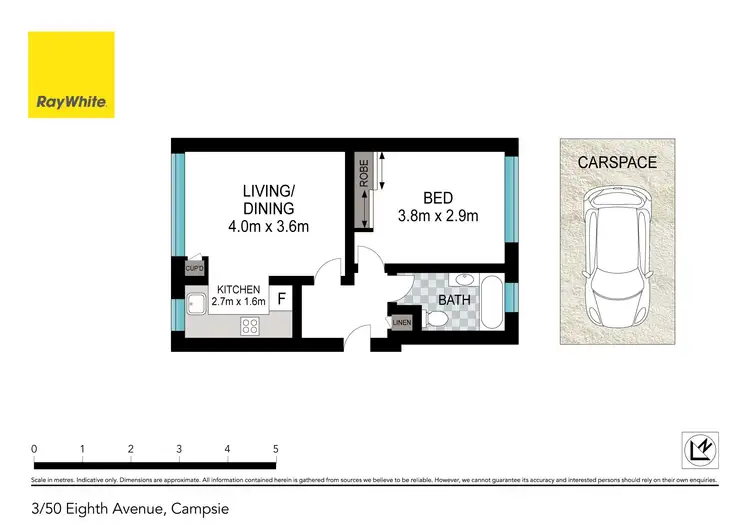 Floorplan of Homely apartment listing, 3/50 Eighth Avenue, Campsie NSW 2194
