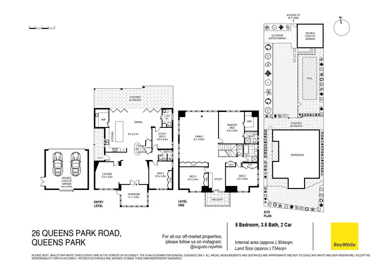 Floorplan of Homely house listing, 26 Queens Park Road, Queens Park NSW 2022