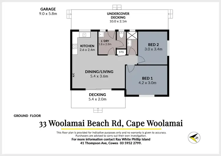 Floorplan of Homely house listing, 33 Woolamai Beach Road, Cape Woolamai VIC 3925