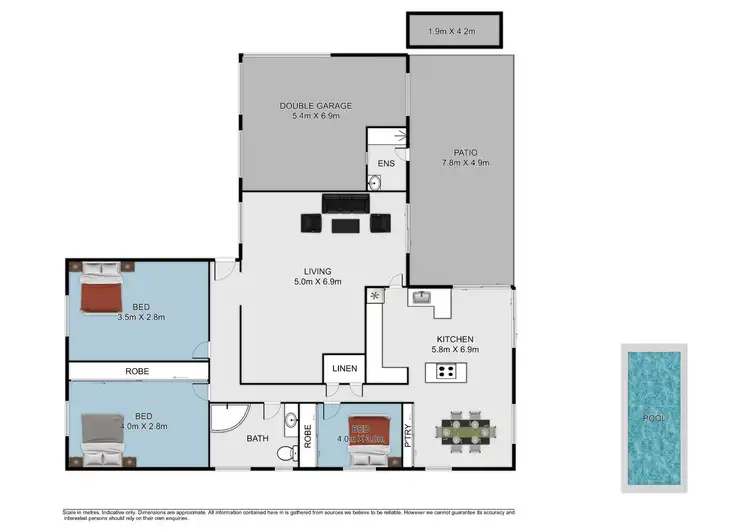 Floorplan of Homely house listing, 3A Robert Campbell Drive, Raymond Terrace NSW 2324