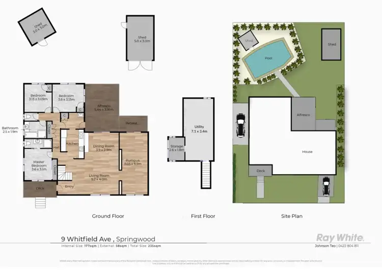Floorplan of Homely house listing, 9 Whitfield Avenue, Springwood QLD 4127