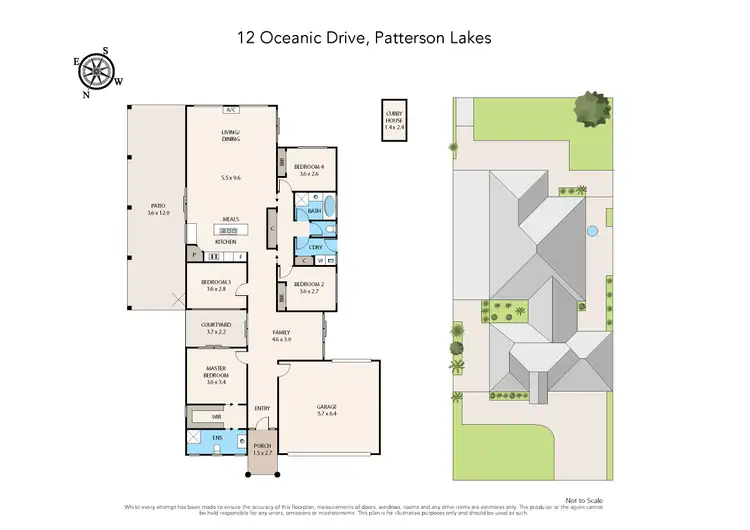 Floorplan of Homely house listing, 12 Oceanic Drive, Patterson Lakes VIC 3197