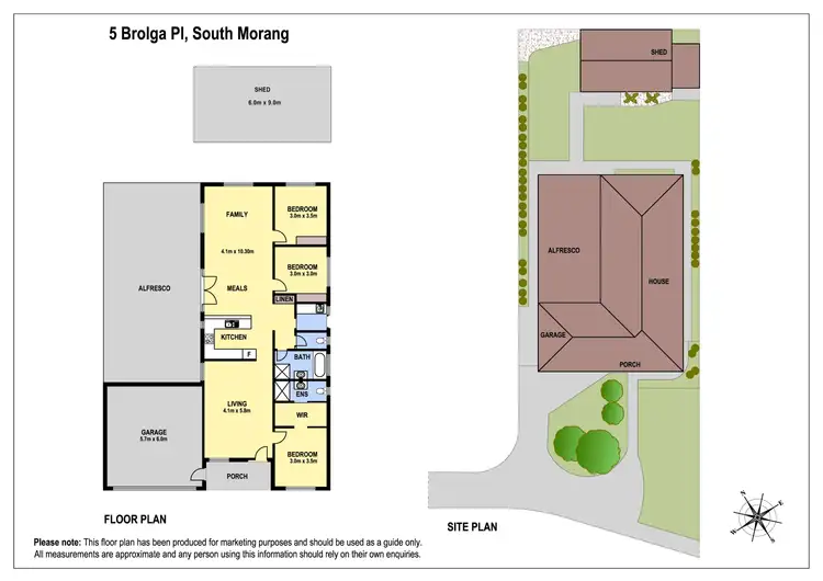 Floorplan of Homely house listing, 5 Brolga Place, South Morang VIC 3752