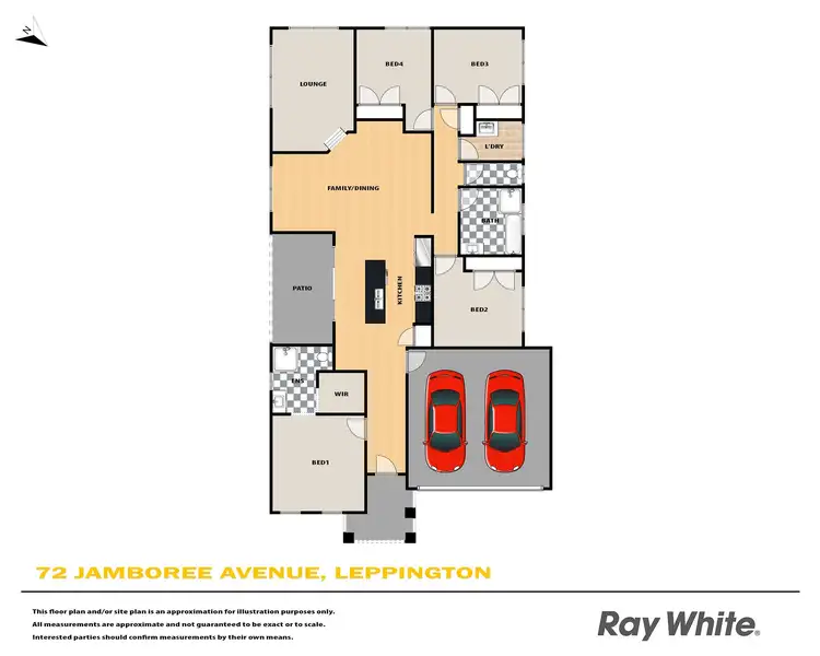 Floorplan of Homely house listing, 72 Jamboree Avenue, Denham Court NSW 2565