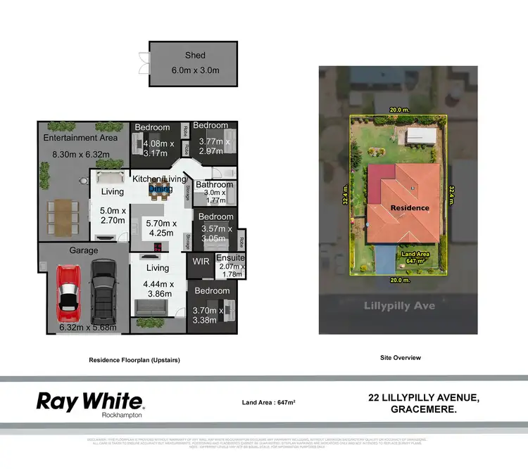 Floorplan of Homely house listing, 22 Lillypilly Avenue, Gracemere QLD 4702