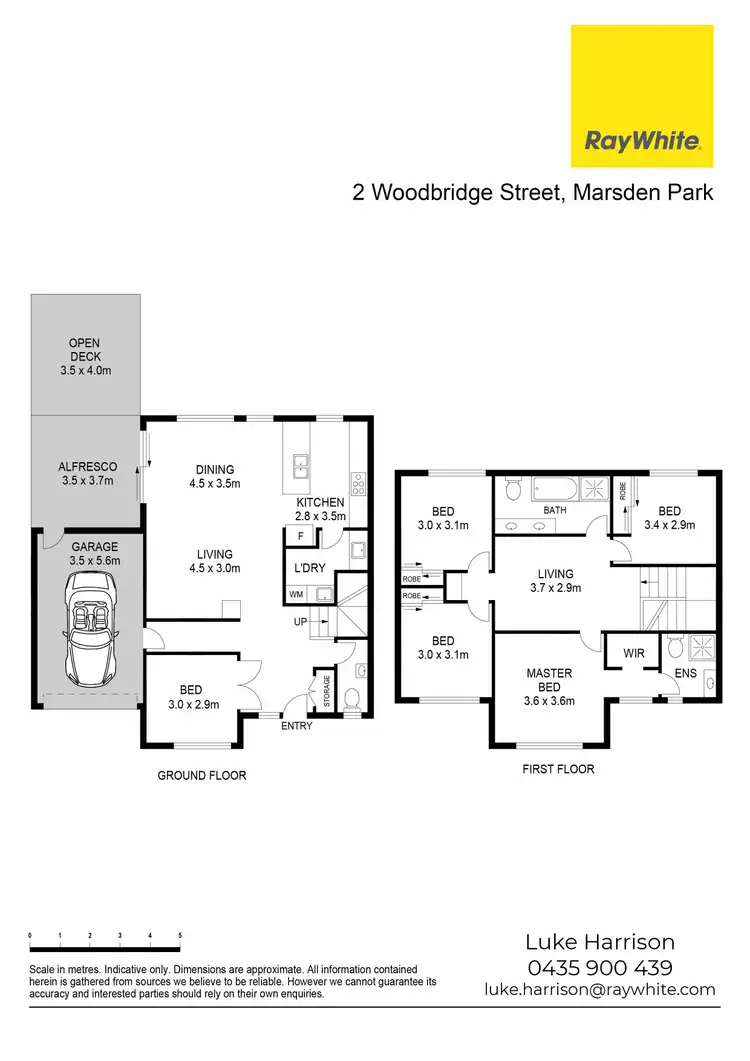 Floorplan of Homely semi-detached listing, 2 Woodbridge Street, Marsden Park NSW 2765