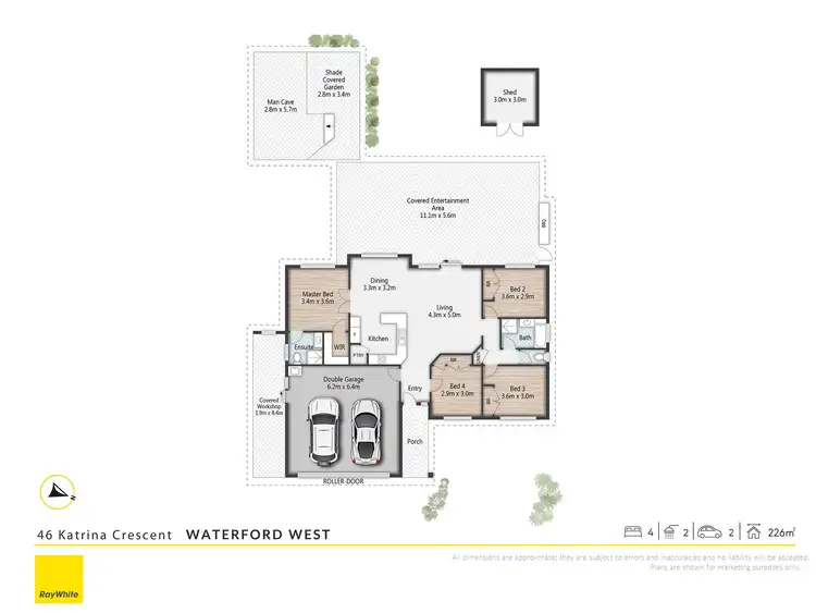 Floorplan of Homely house listing, 46 Katrina Crescent, Waterford West QLD 4133